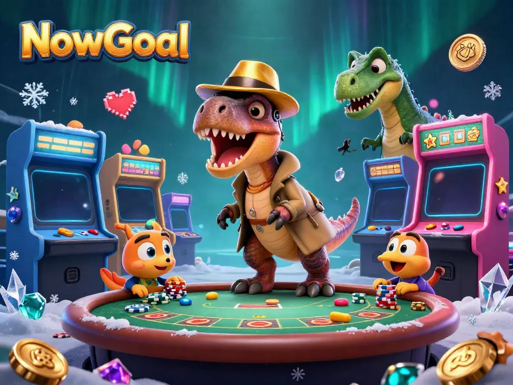 NowGoal brings excitement to bettors with a 3D velociraptor card counter at the blackjack table.