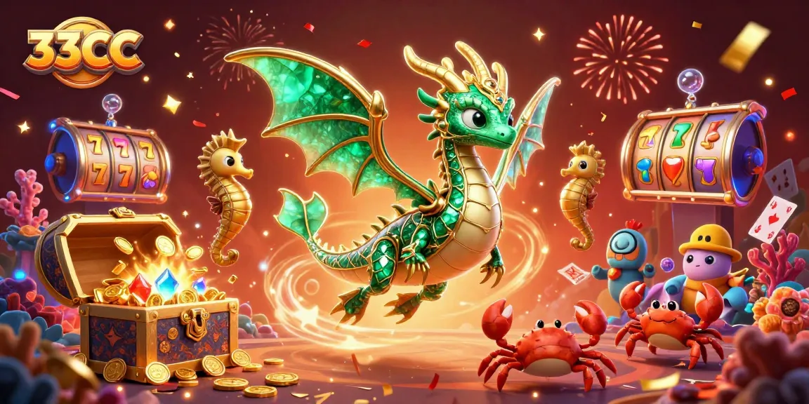 Experience thrilling wins at 33CC with a vibrant underwater gambling scene full of excitement.