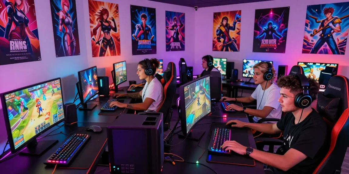 Engaging scene of players enjoying trans hentai games online, highlighting diversity and camaraderie in a vibrant gaming environment.
