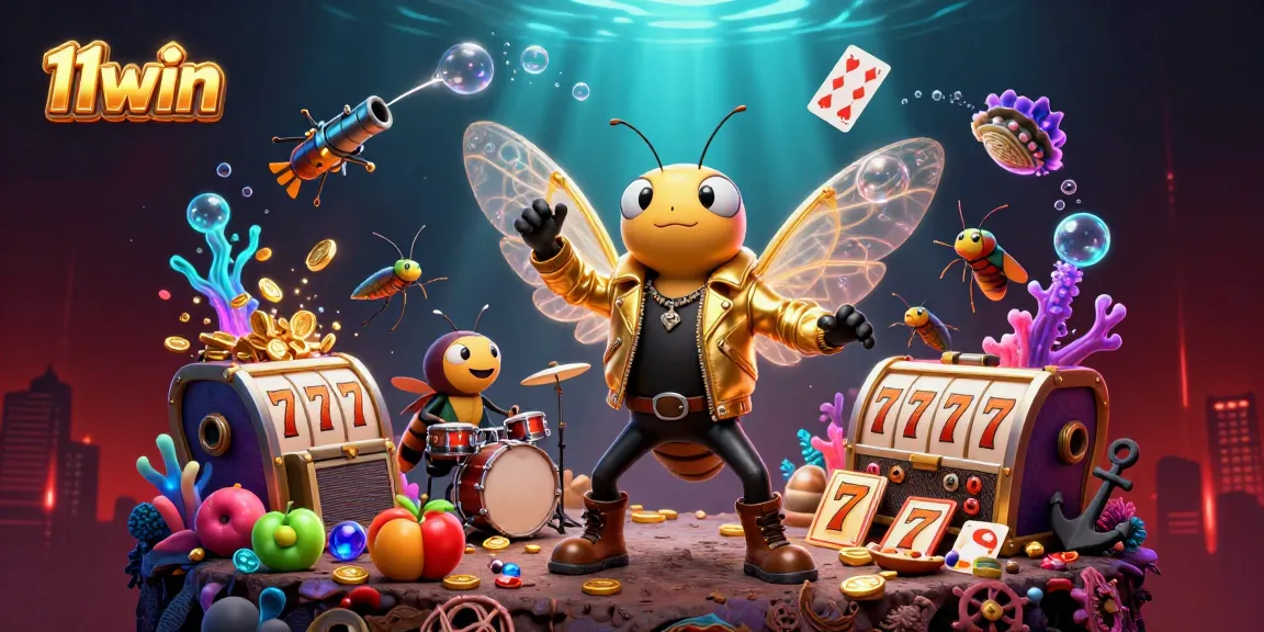 Experience thrilling wins at 11win with vibrant slot games featuring cicada rock stars.