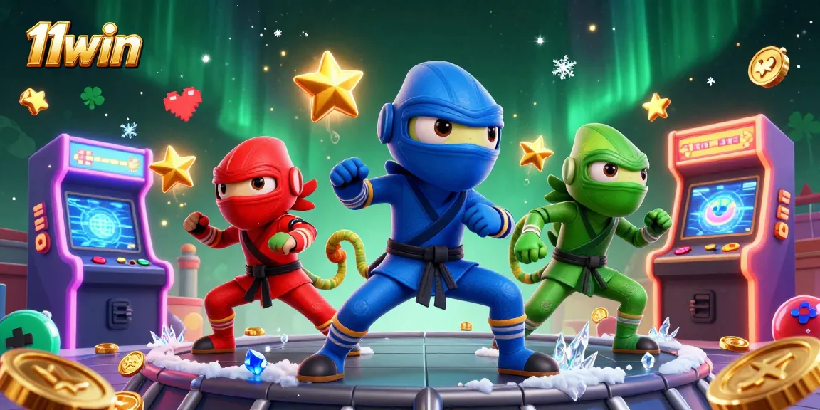 Engage with thrilling 11win casino action featuring vibrant chameleons, arcade games, and winning moments.