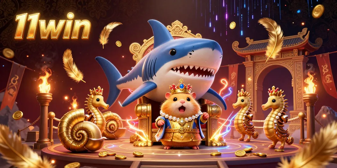 Engage with thrilling action at 11win featuring a hamster king and rich casino elements.