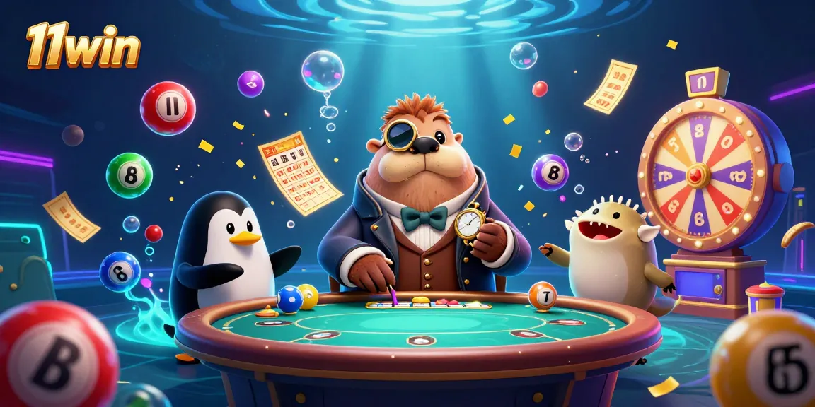 Experience thrilling gameplay at 11win with exciting lottery balls and poker excitement