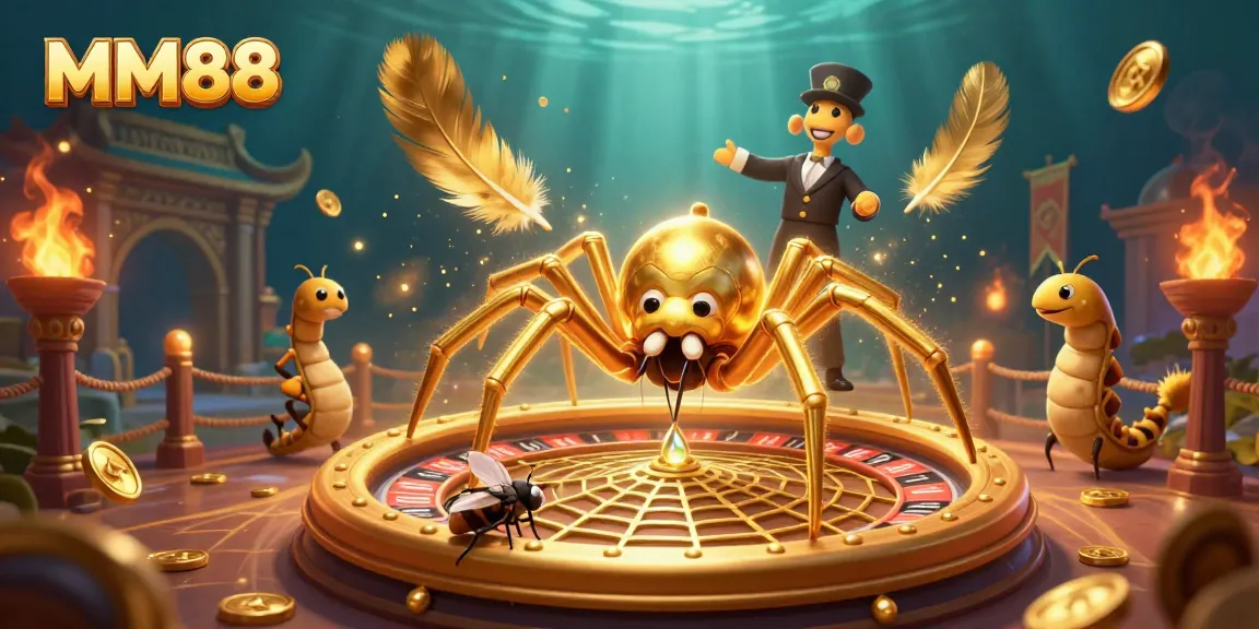 Engage in thrilling gameplay at MM88 with a vibrant 3D casino world featuring unique characters.